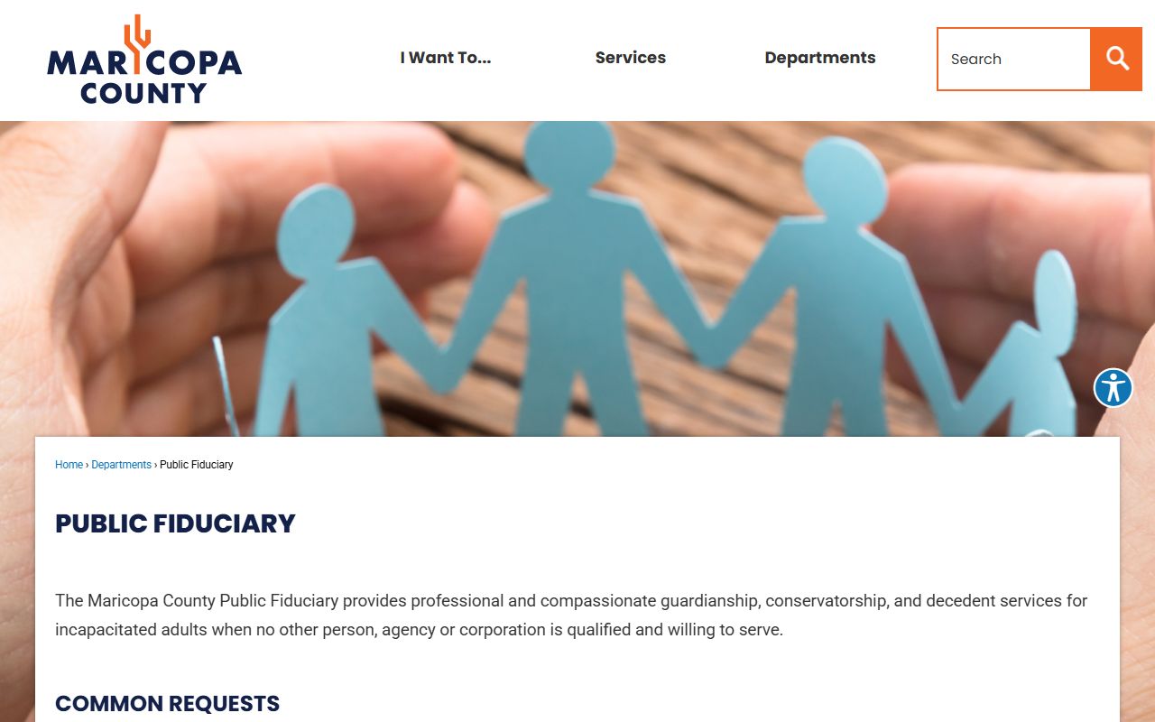 Maricopa County Public Fiduciary office information